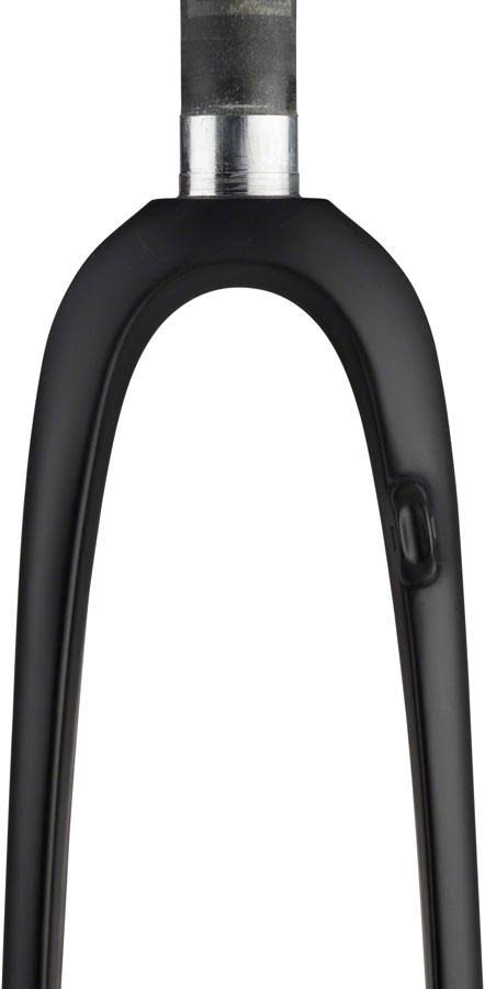 Whisky No.9 CX Flat Mount Fork: 12mm Thru-Axle, 1-1/8x22 Carbon Steerer, Black