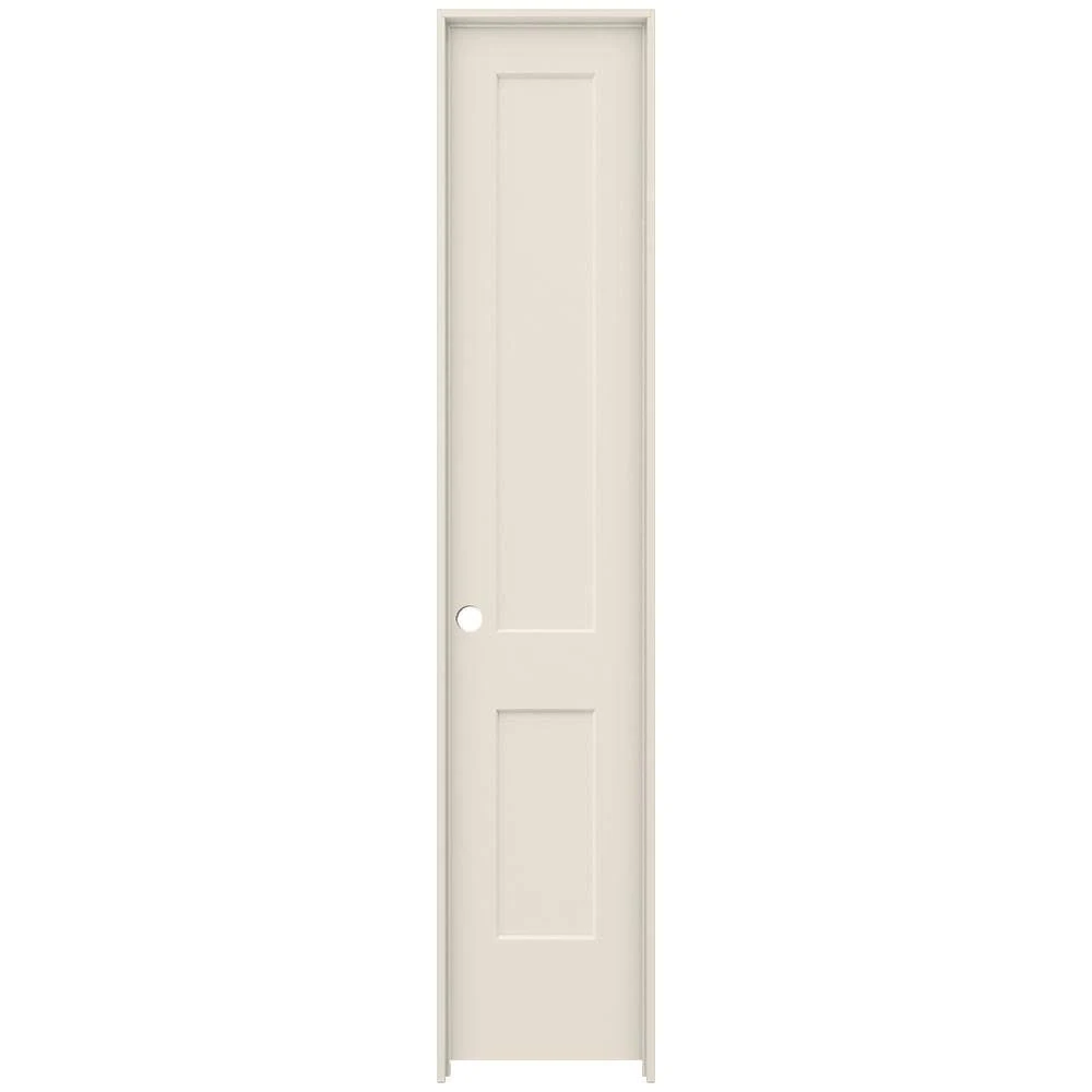 JELD-WEN 20 in. x 96 in. Monroe Primed Right-Hand Smooth Solid Core Molded Composite MDF Single Prehung Interior Door