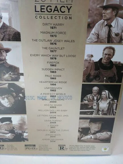 Clint Eastwood Legacy Collection (20-DVD)