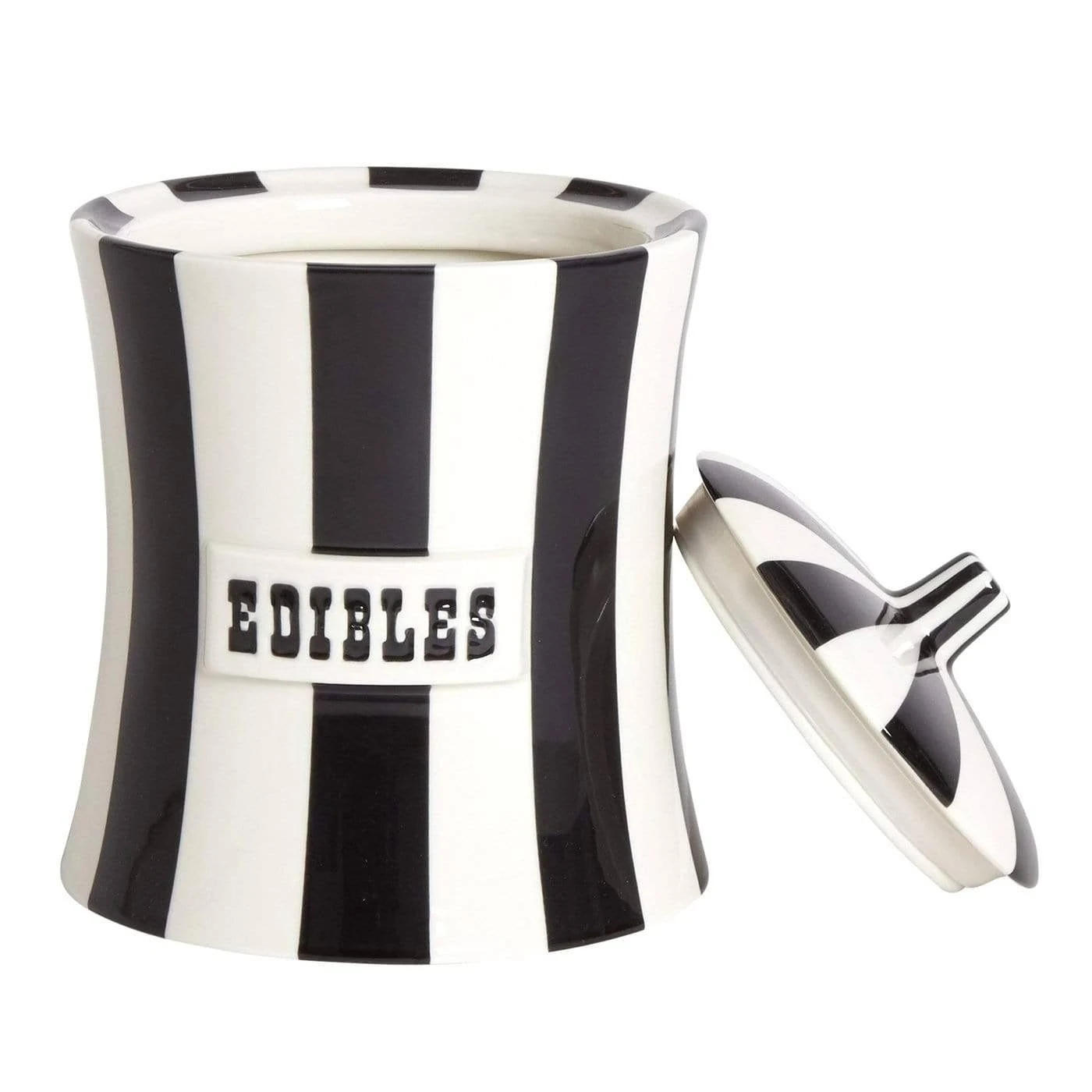 Jonathan Adler - Vice Canister - Edibles - Black/White