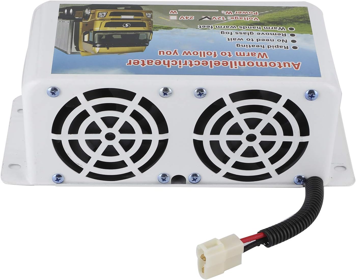 Car Heater,1000W 12V Car Heater Winter Rapid Heating Warmer Portable Windsn Defroster 3 Air Outlet