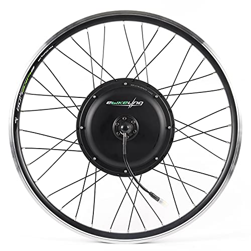 EBIKELING Waterproof Ebike Conversion Kit with Battery 26" Direct Drive Front or Rear Wheel Electric Bike Conversion Kit Ebike Battery & Charger Included 1500W 1200W Electric Bike for Adults