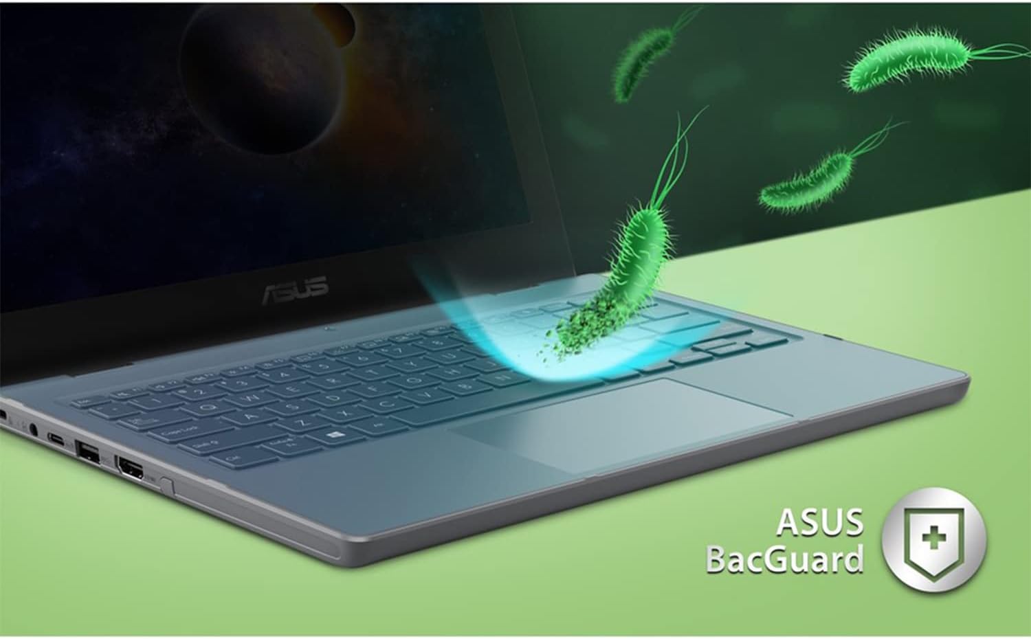 Asus Student Laptop, 12 inch IPS Anti-Glare Eye-Care HD Display, Intel Celeron N4500, Military-Grade Durability, Wi-Fi 6, Windows 10 Pro (4GB RAM | 256GB SSD), (BR1100CKA-XS04) (Renewed)