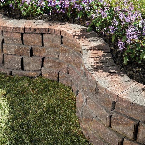 Pavestone Rockwall Large 6 in. x 17.5 in. x 7 in. Palomino Concrete Retaining Wall Block (
