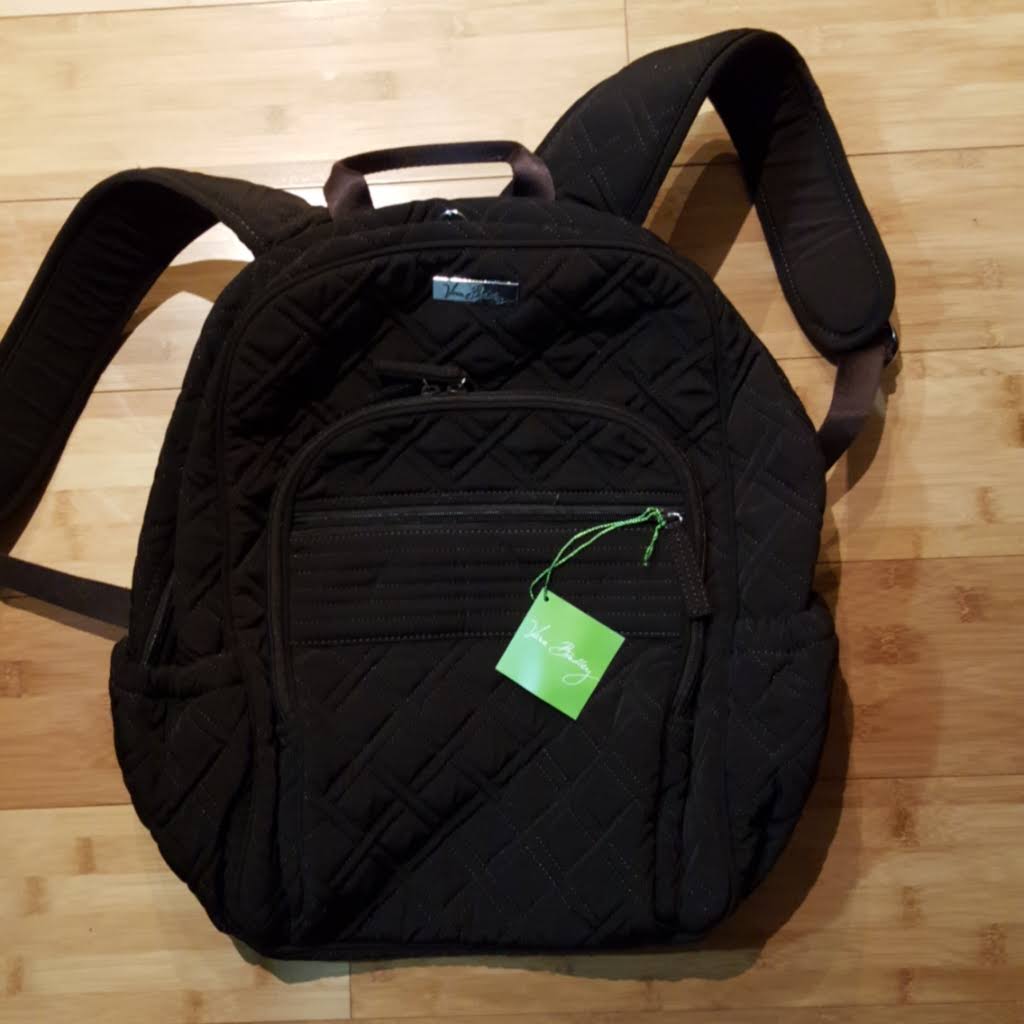 Vera Bradley Campus School Backpack - Espresso