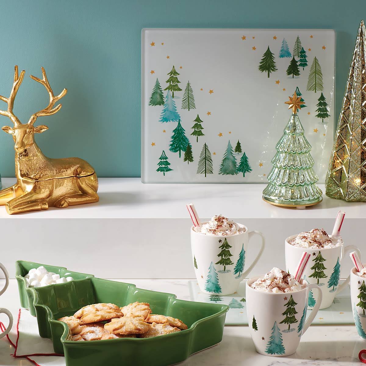 Lenox 886068 Balsam Lane Glass Prep Board 2-Piece Set