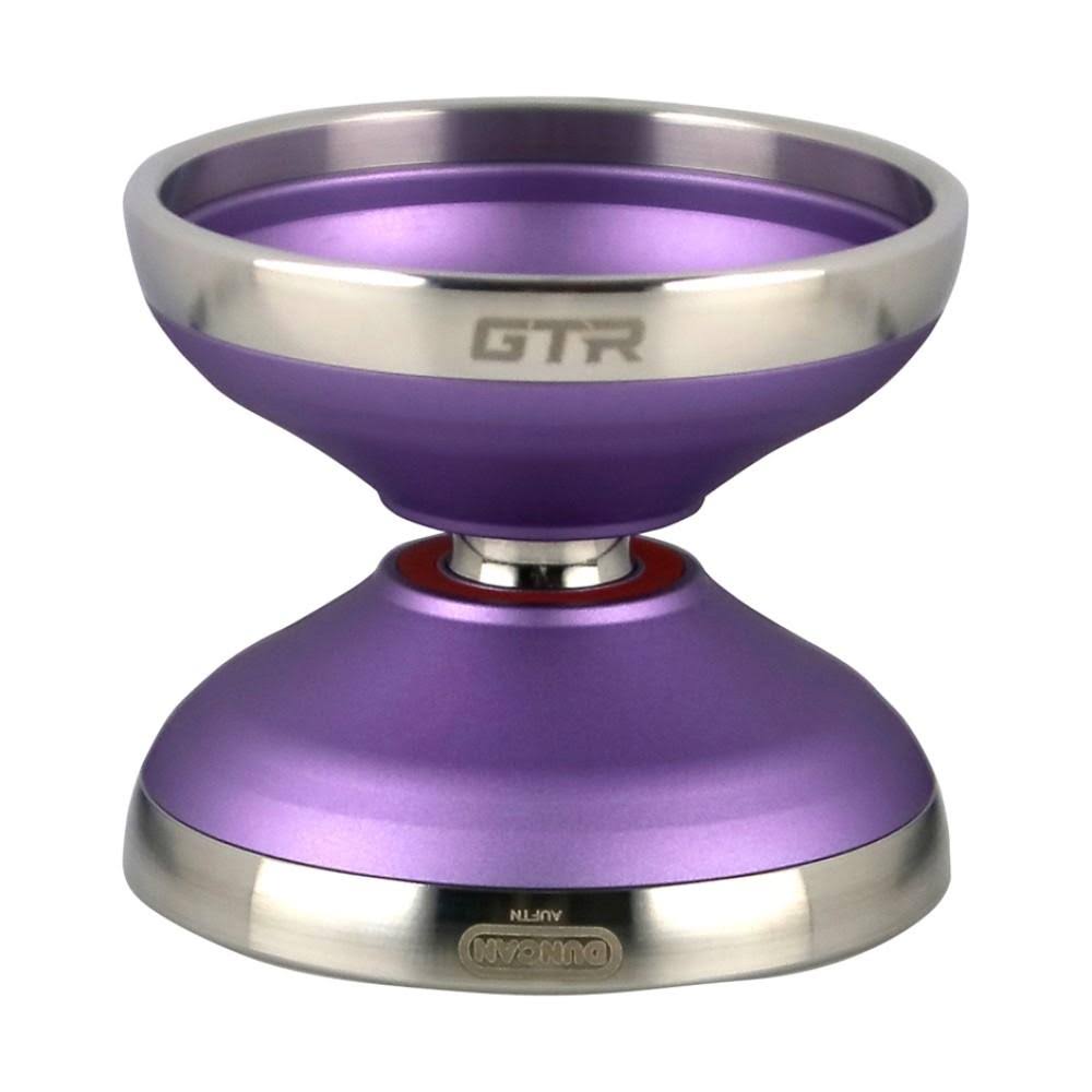 Duncan GTR Beta Yo-Yo - Bi-Metal Premium YoYo, Purple with Silver Rim