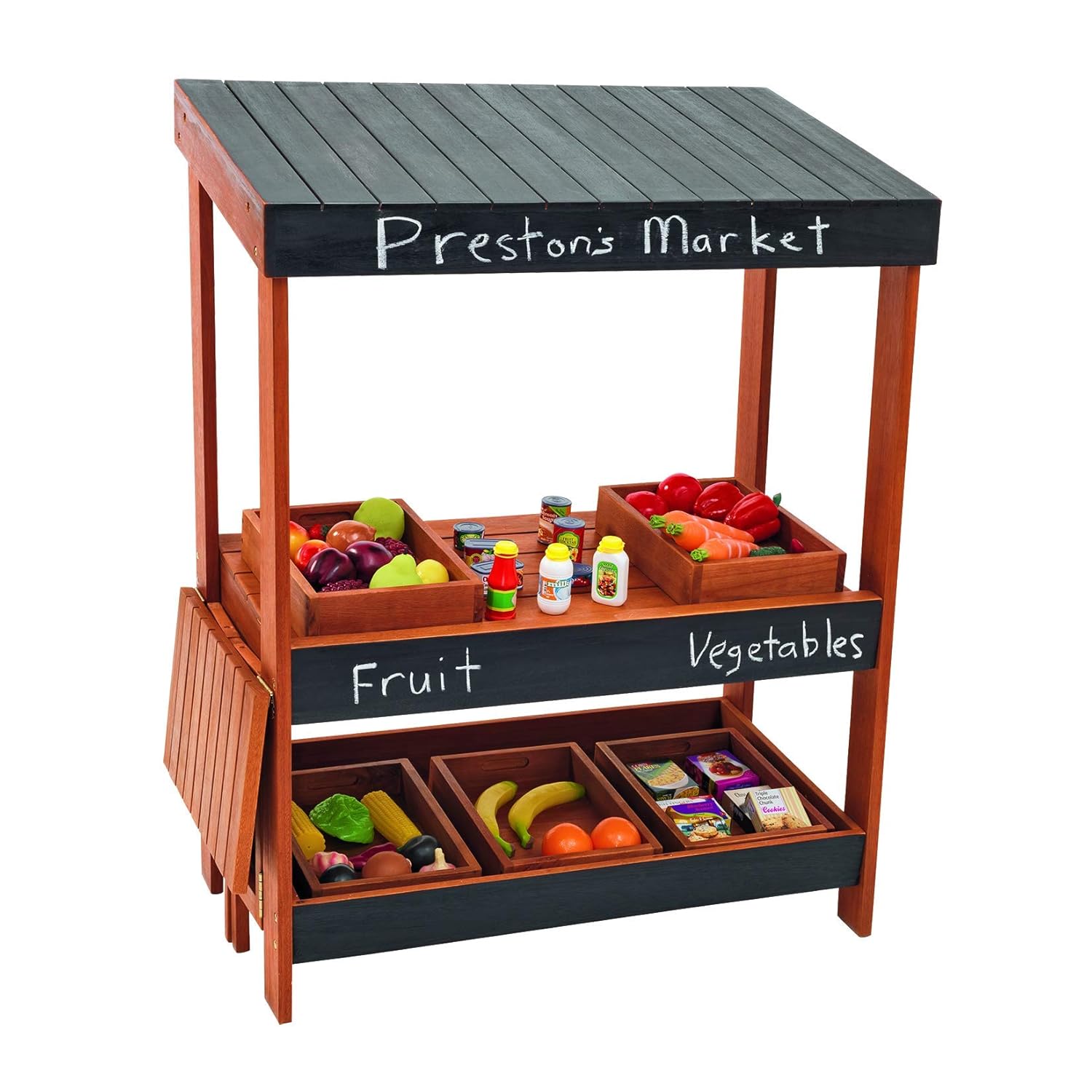 Wooden Farmers Market Stand for Outdoor and Indoor Play, Farmers Market, Play Market, Kids Market Stand, Kids Market, Farm Stand, Lemonade Stand, Grocery Store Pretend Play