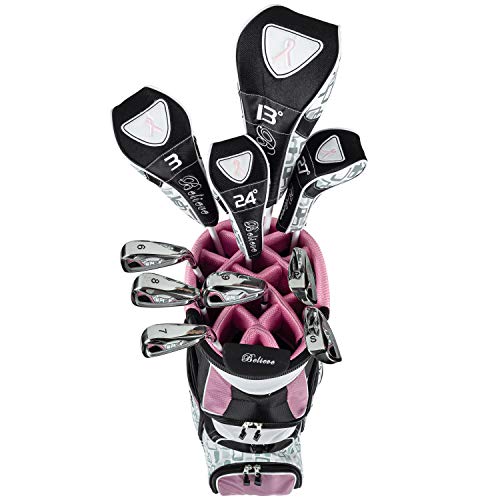 Founders Club Believe Women's Ladies Complete Golf Set (16 Piece) Standard or Petite Length Right Handed