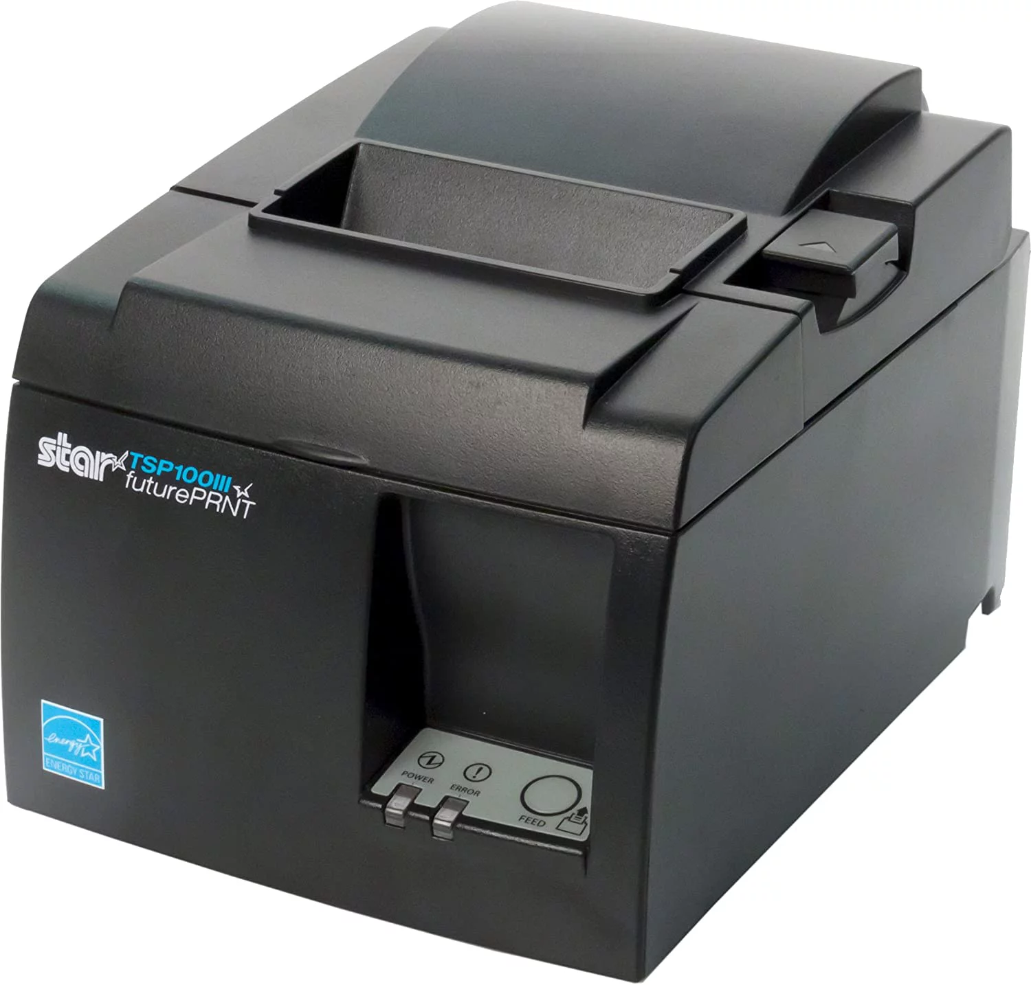 Star Micronics TSP143IIIBi Bluetooth Thermal Receipt Printer for iOS, Android, and Windows with Auto-cutter and Internal Power Supply - Gray - 39472110