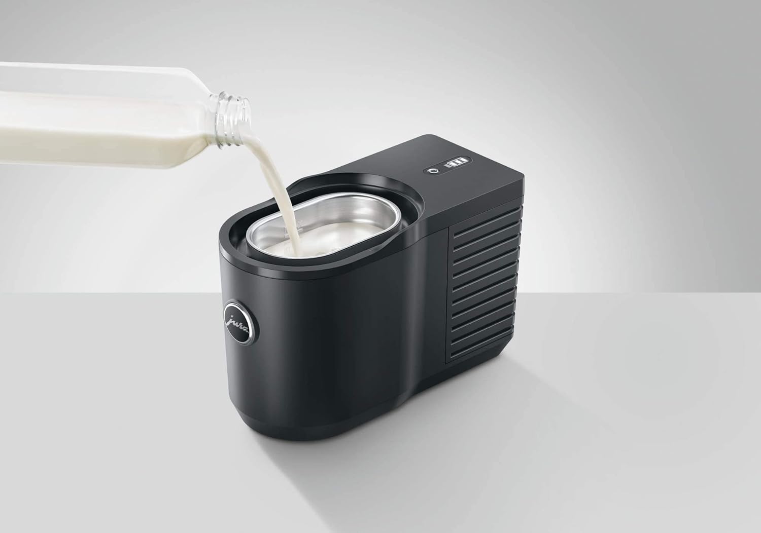 Jura Cool Control 0.6L Slimline Compact Milk Cooler for Fresh Textured Milk Foam and Easy Hygiene (20 Oz, Black)