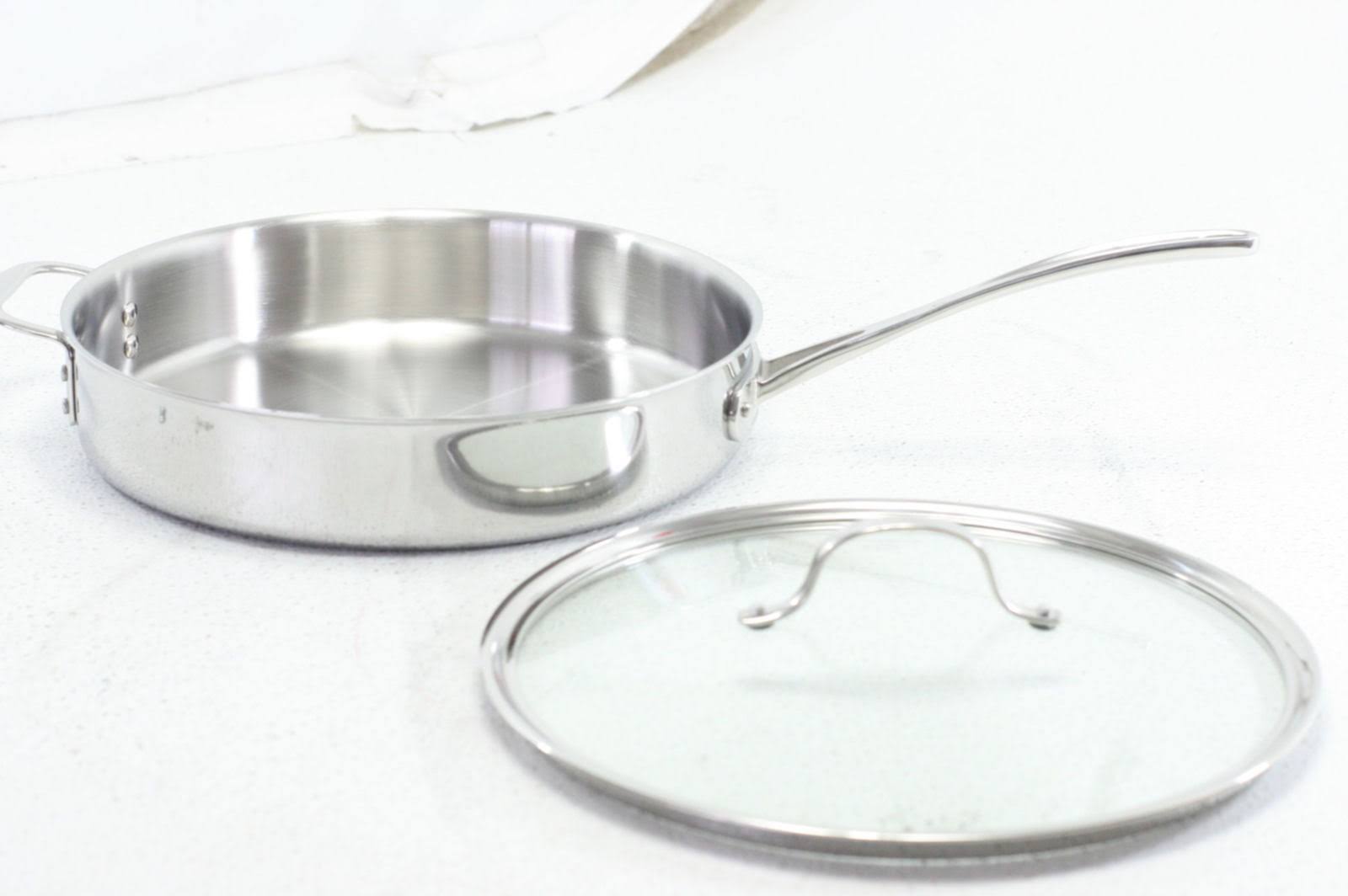 Calphalon Tri-Ply Stainless Steel 5-Quart Saute Pan with Cover