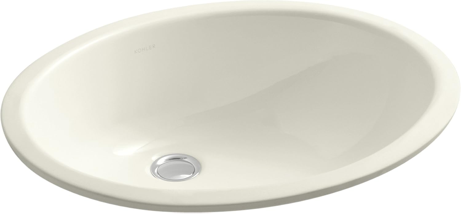 KOHLER K-2210-N-0 Caxton Bathroom Sink, White
