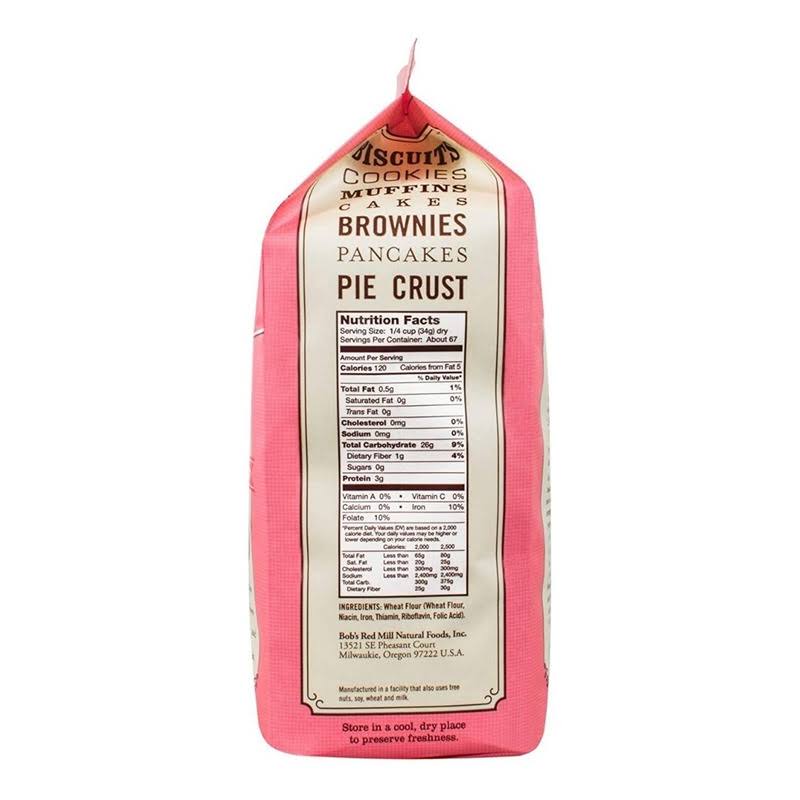Bob s Red Mill Harina Blanca Pastelera Pastry Flour 2.27kg