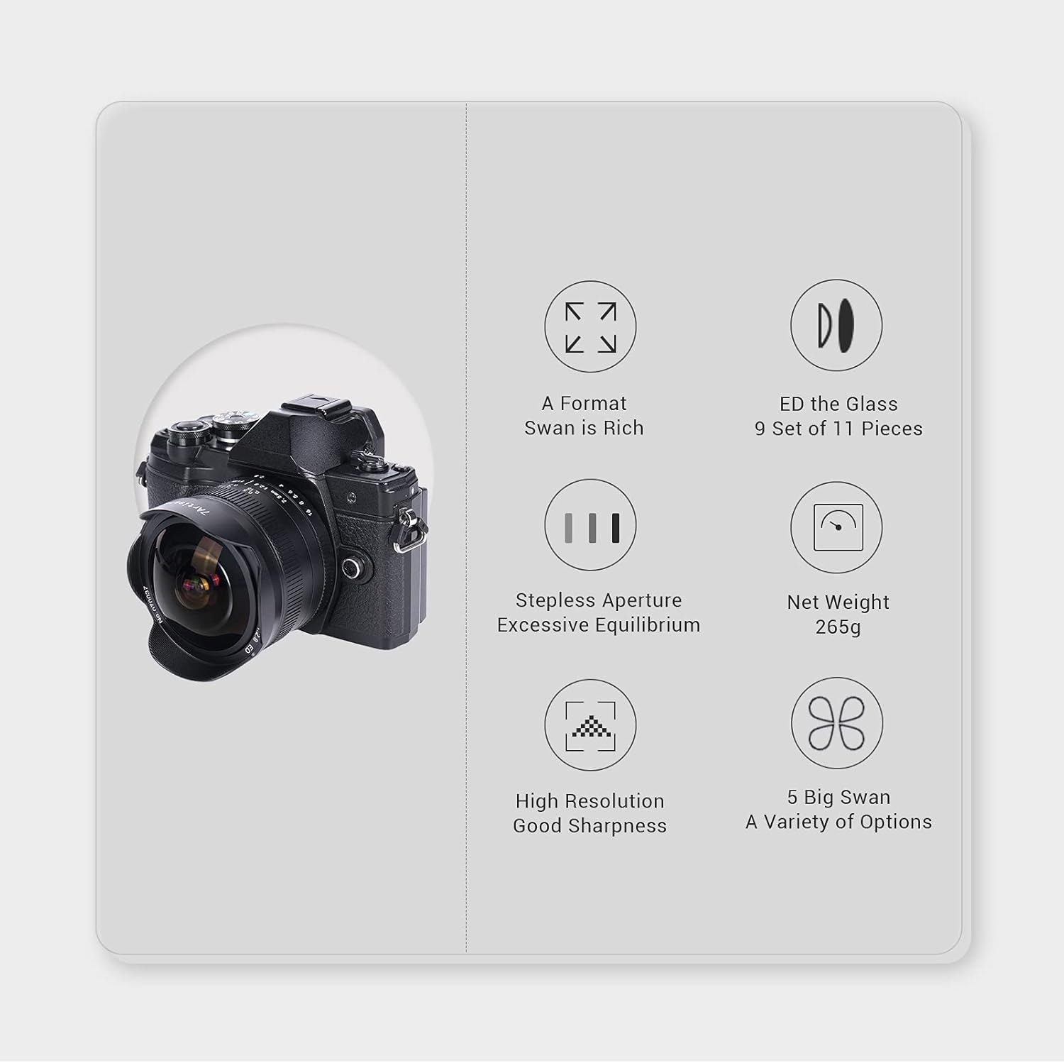 7artisans 7.5mm F2.8 II APS-C Wide Angle Fisheye Fixed Lens Compatible with Fuji Compact Mirrorless Cameras (Black)