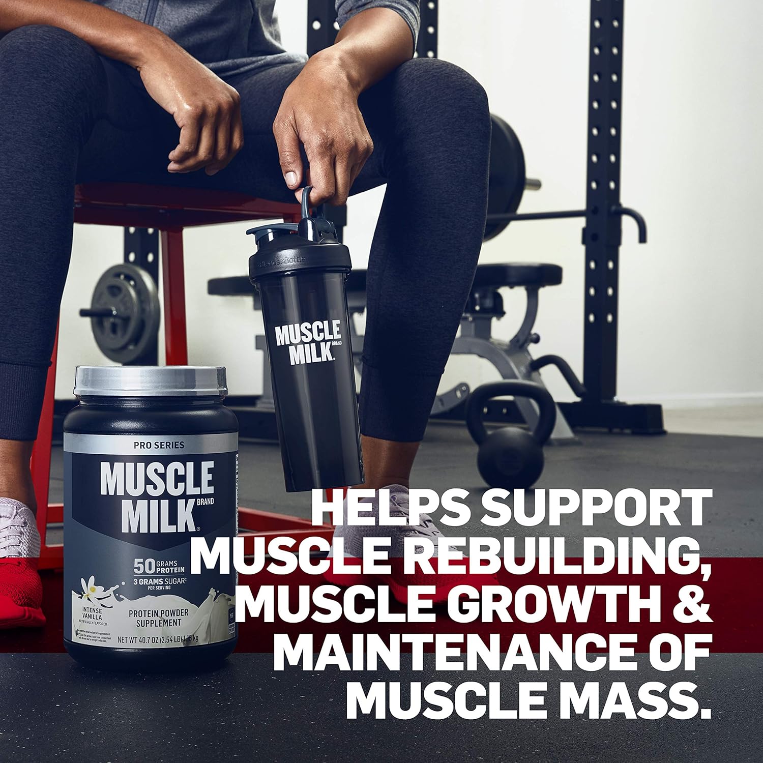 Muscle Milk Pro Series Protein Powder, Knockout Chocolate, 50g Protein, Amazon Exclusive, 5 Pound, 28 Servings Pack of 2