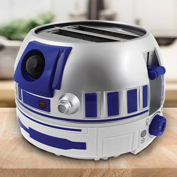 Star Wars R2D2 Deluxe Toaster - Lights-Up and Makes Sounds Like Artoo