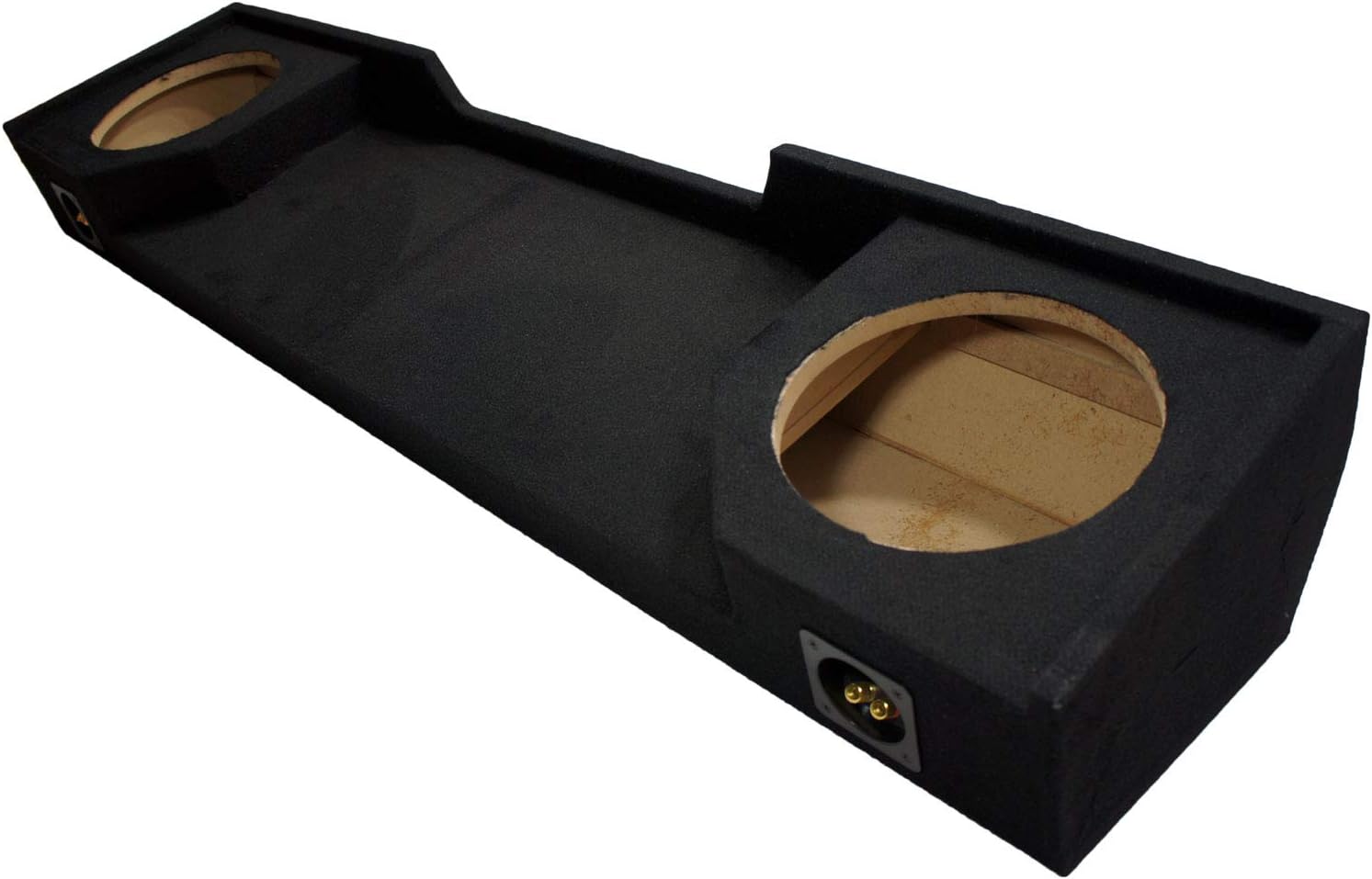 Compatible with Chevy C/K Silverado or GMC Sierra Full Size Extended Cab Truck 1988-1998 Dual 10" Subwoofer Sub Box Speaker Enclosure