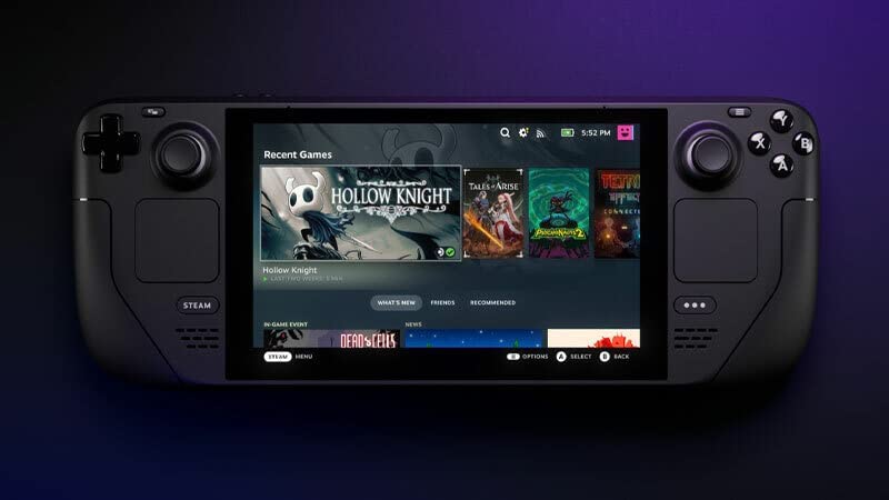 Valve Steam Deck 1TB Handheld Gaming Console, 7 inch Touchscreen 1280 x 800 LCD Display, Bundle 5-in-1 Kit