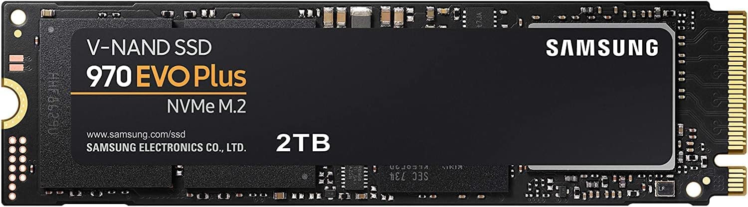970 EVO Plus SSD 2TB - M.2 NVMe Interface Internal Solid State Drive with V-NAND Technology (MZ-V7S2T0B/AM)