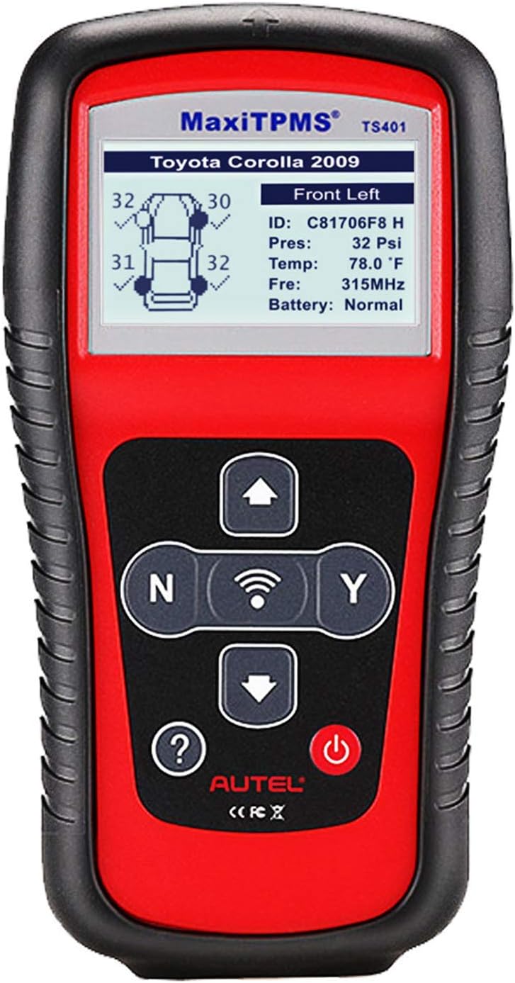 Autel TPMS Relearn Tool MaxiTPMS TS401, Ideal TPMS Tool for TPMS Reset, Sensor Activation, Program for MX-2in1MX-Sensor 433/315