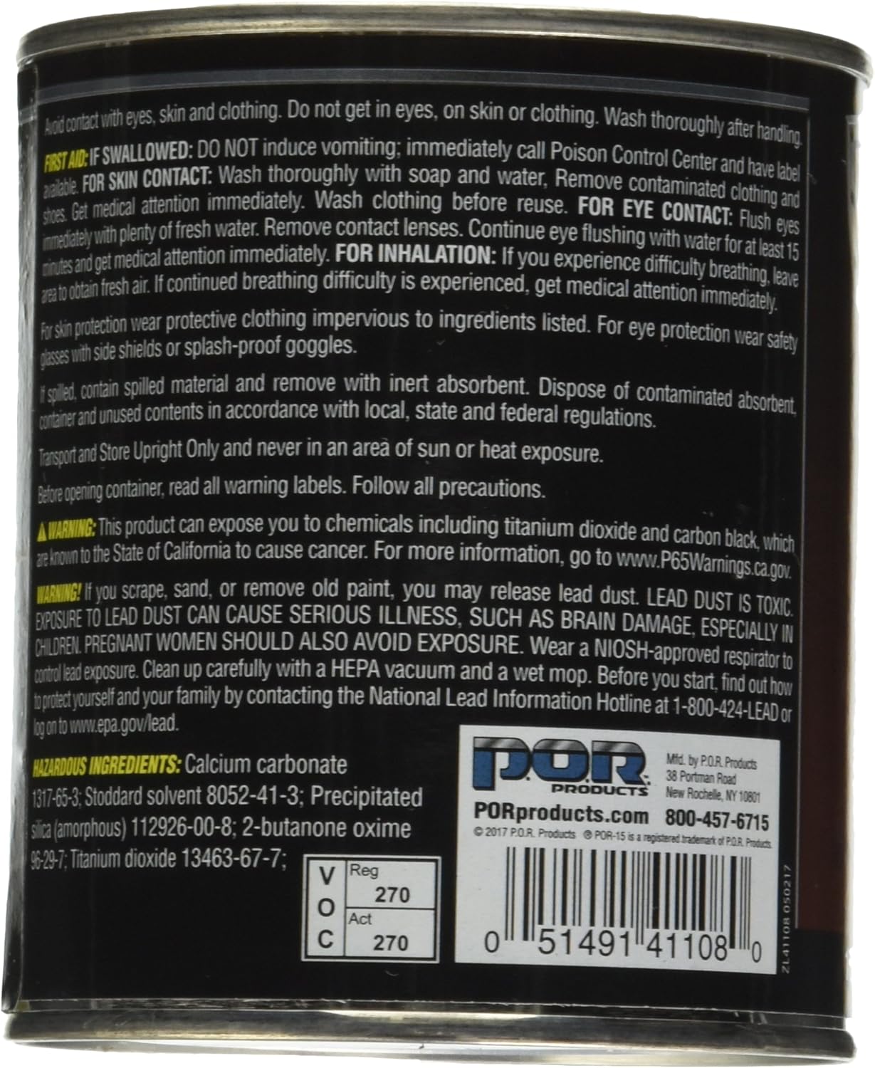 POR-15 High Build Primer - 1 gl. - Sandable Bonding Coat | Fills in Minor Imperfections | Single Component Formula Pack of 2