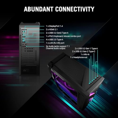 ASUS 2022 ROG Strix GL10 Gaming Desktop, AMD Ryzen 5 3600X 6-Core Processor, NVIDIA GeForce GTX 1660 Ti Graphics, 16GB RAM, 1TB PCIe NVMe SSD, 2 x HDMI, 2 x DisplayPort, WiFi, Windows 11 Home