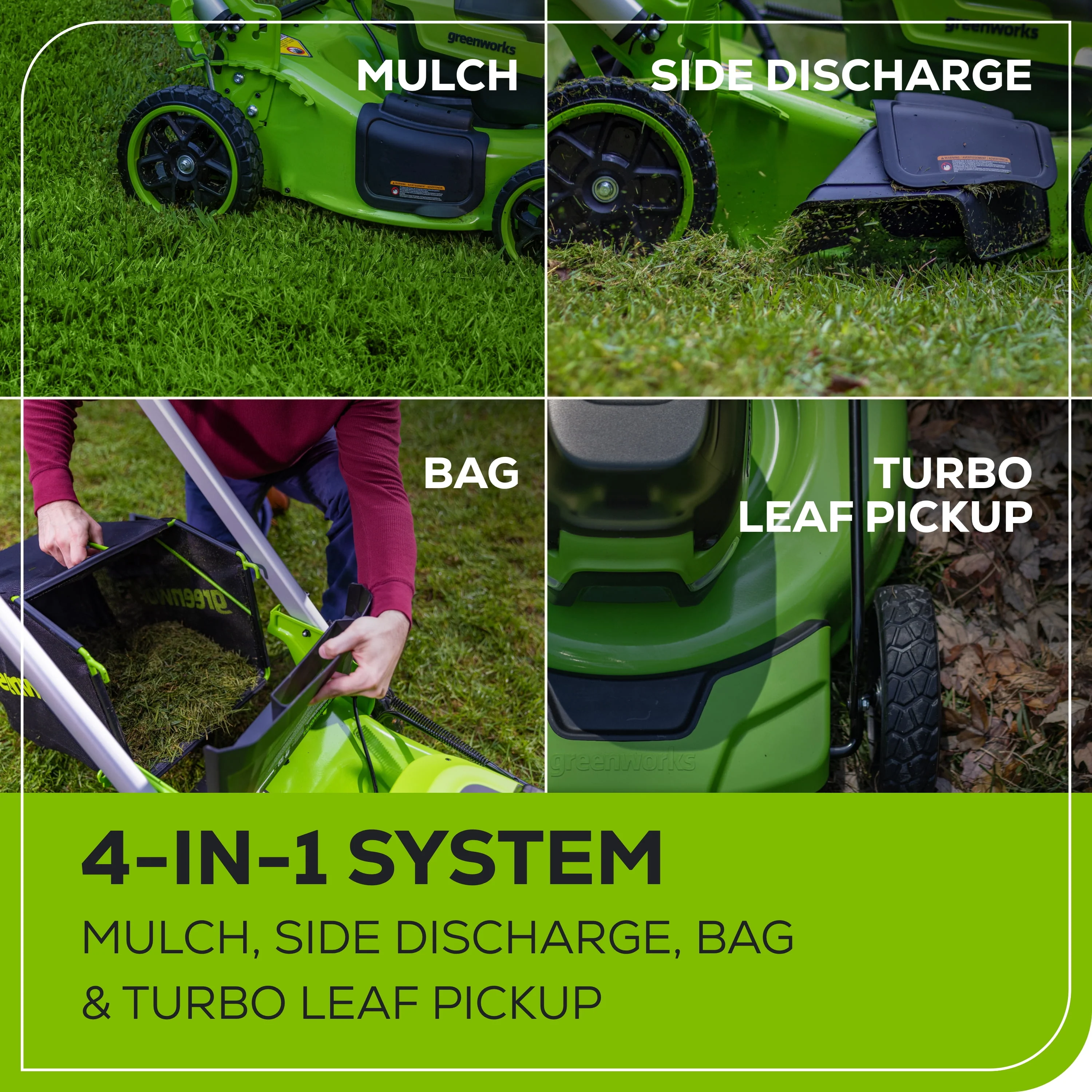 Greenworks 60V 21 Self Propelled Lawn Mower with 8.0 Ah Battery & Rapid Charger 2546402
