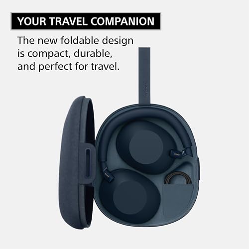 Sony WH-1000XM6 The Best Wireless Noise Canceling Headphones, HD NC Processor QN3, 12 Microphones, Adaptive NC Optimizer, Mastered by Engineers, Studio-Quality, 30-Hour Battery, Black