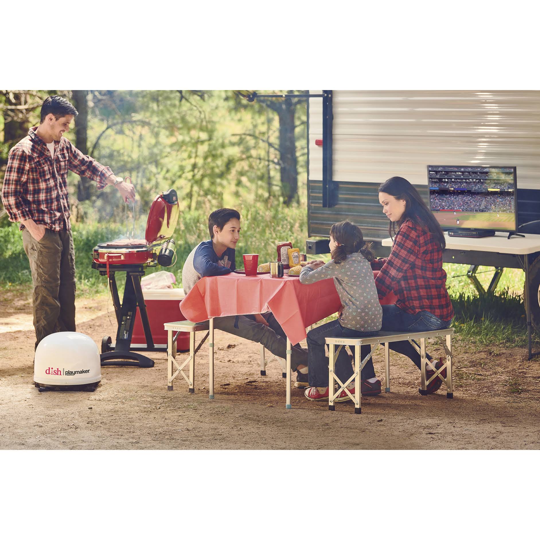 Winegard PL-7000 Dish Playmaker Portable Satellite RV TV Antenna without Receiver
