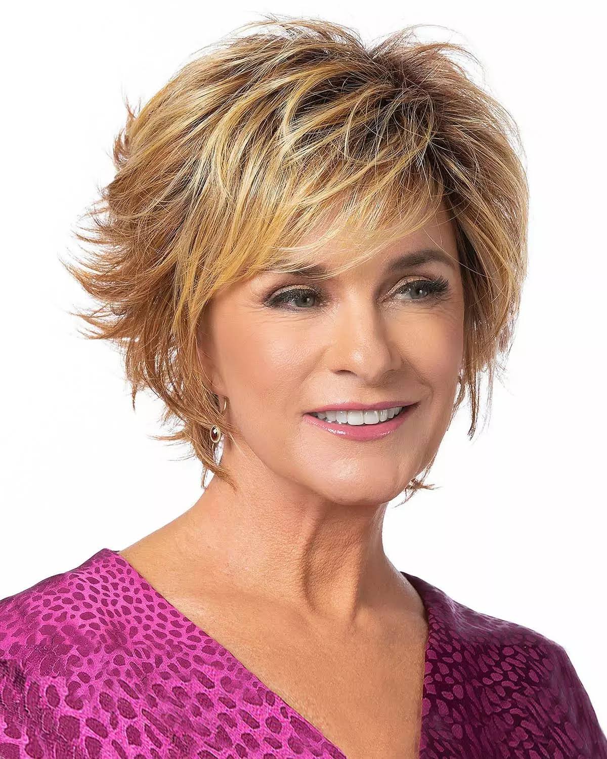 Toni Brattin Fashion Flair Shag Cut Wig, Size Regular, Red Blonde