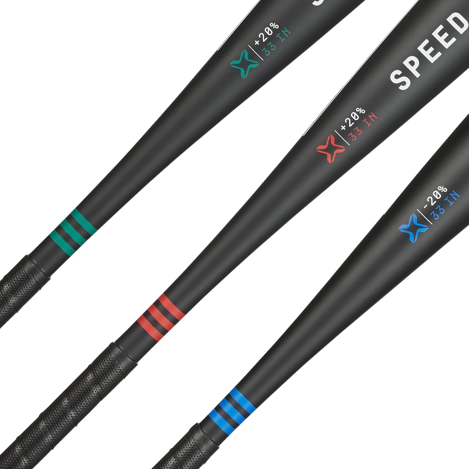 Axe | Speed Trainers | 3-Pack Weighted Baseball Bat Hitting Sytem | Powered by Driveline Baseball | Flared Handle | 32 Inch