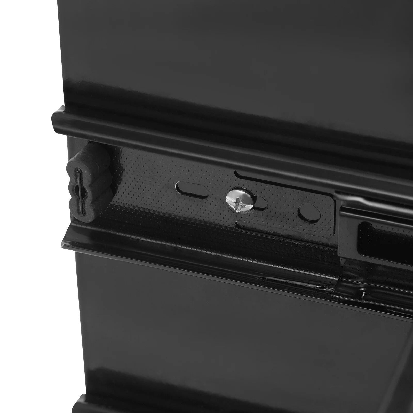 2-Tier Under Desk Sliding Drawer Organizer, Black Steel Pull-Out Storage Tray for Office Study, 6.6LB Capacity