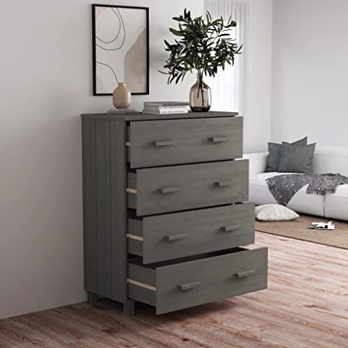 Sideboard Light Gray 31.1"x15.7"x40.7" Solid Wood Pine,Assembly Required:Easy to Assemble with provided Instructions Storage Cabinet Buffet Table Sideboard