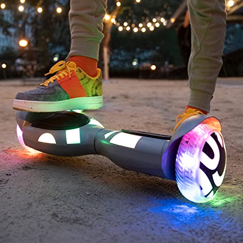 Jetson All Terrain Hoverboard with LED Lights, LED Light-up Wheels, Self-Balancing Hoverboard with Active Balance Technology, Ages 12+
