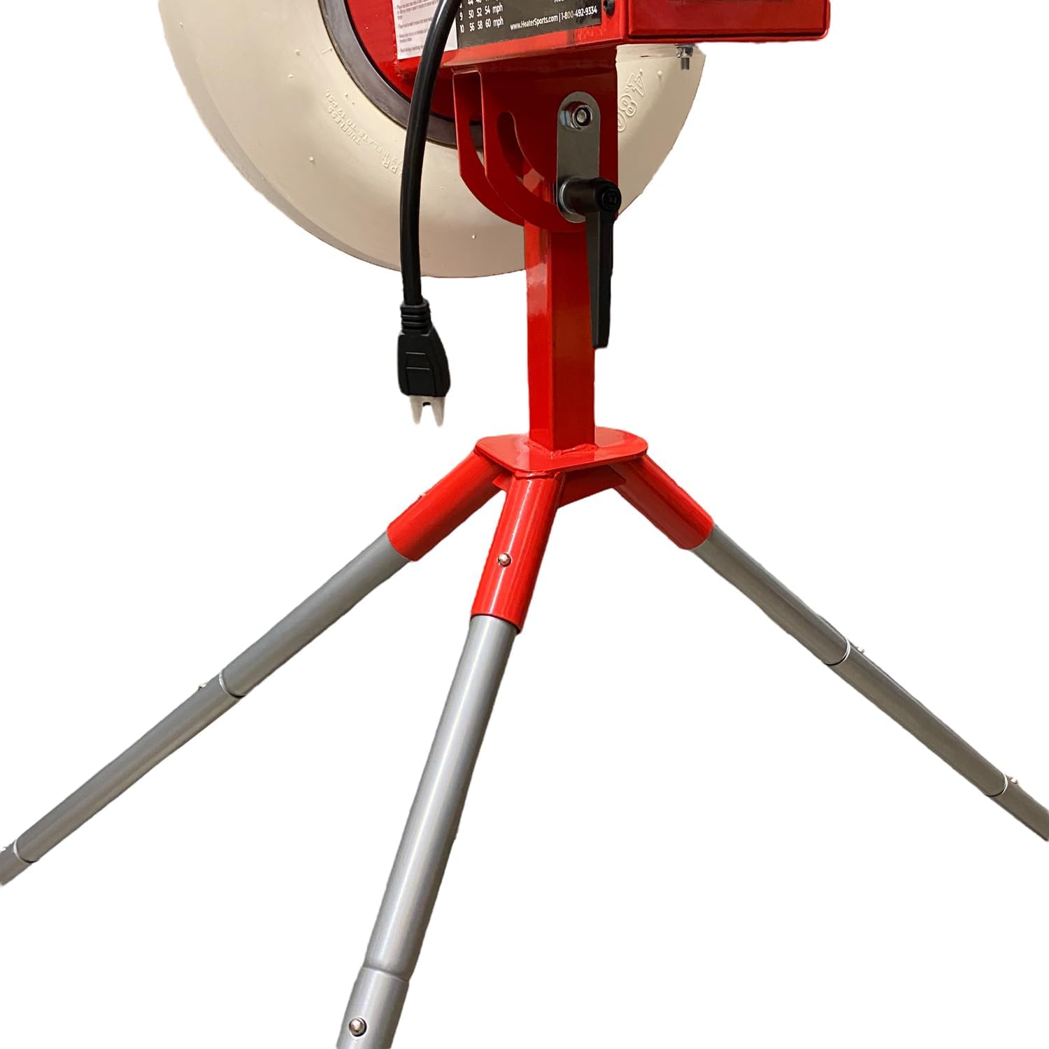 Heater Team Sports BLAZE Pitching Machine with 1 Yr. Warranty for Baseball, and Softball Training | BLAZE Baseball & Softball Throws Up to 70 MPH | Perfect for Backyard Practice & Team Development