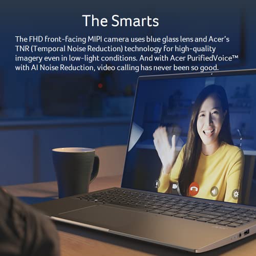acer Aspire 3 Premium Laptop with Backlit Keyboard | AMD Ryzen 5 7530U CPU | 15.6 FHD IPS Display | 16GB RAM | 256GB PCIe SSD | Wi-Fi 6 | Type-C | Sleek & Portable | Windows 11 Pro