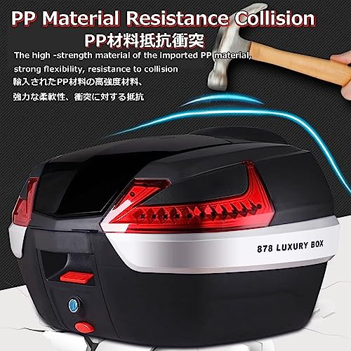 LEEBERTY Motorbike Tailgate, Motorbike Top Box, Motorbike Rear Luggage, Motorbike Travelling Top BoxMotorcycle Accessories