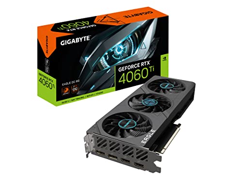 GIGABYTE GeForce RTX 5060 Ti WINDFORCE OC 8G Graphics Card, 8GB 128-bit GDDR7, PCIe 5.0, WINDFORCE Cooling System, GV-N506TWF2OC-8GD Video Card
