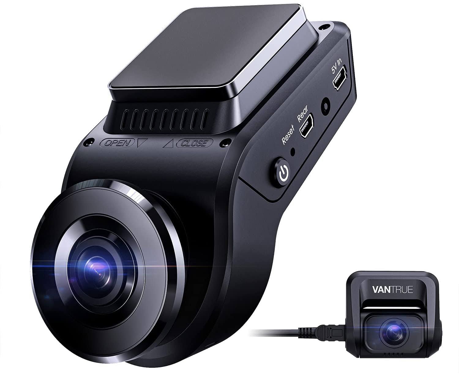 Vantrue S1 Dual 1080p FHD Dash Cam Front and Rear Dash Cam - GPS - Night Vision