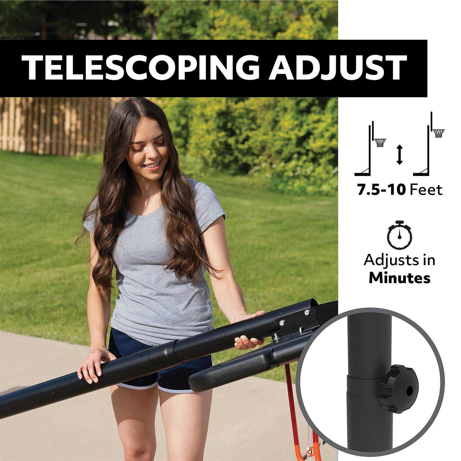 Lifetime Adjustable Portable Basketball Hoop 90759 - Sports Supplies Online Store