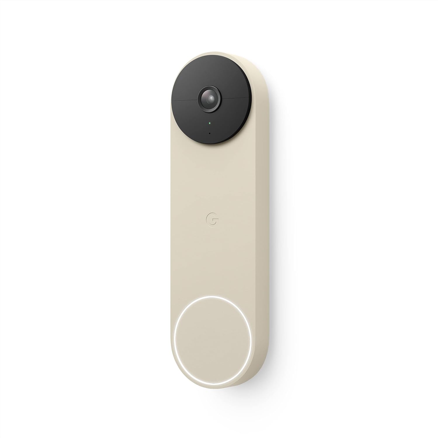 Google Nest Doorbell (Battery) - Wireless Doorbell Camera - Video Doorbell - Snow