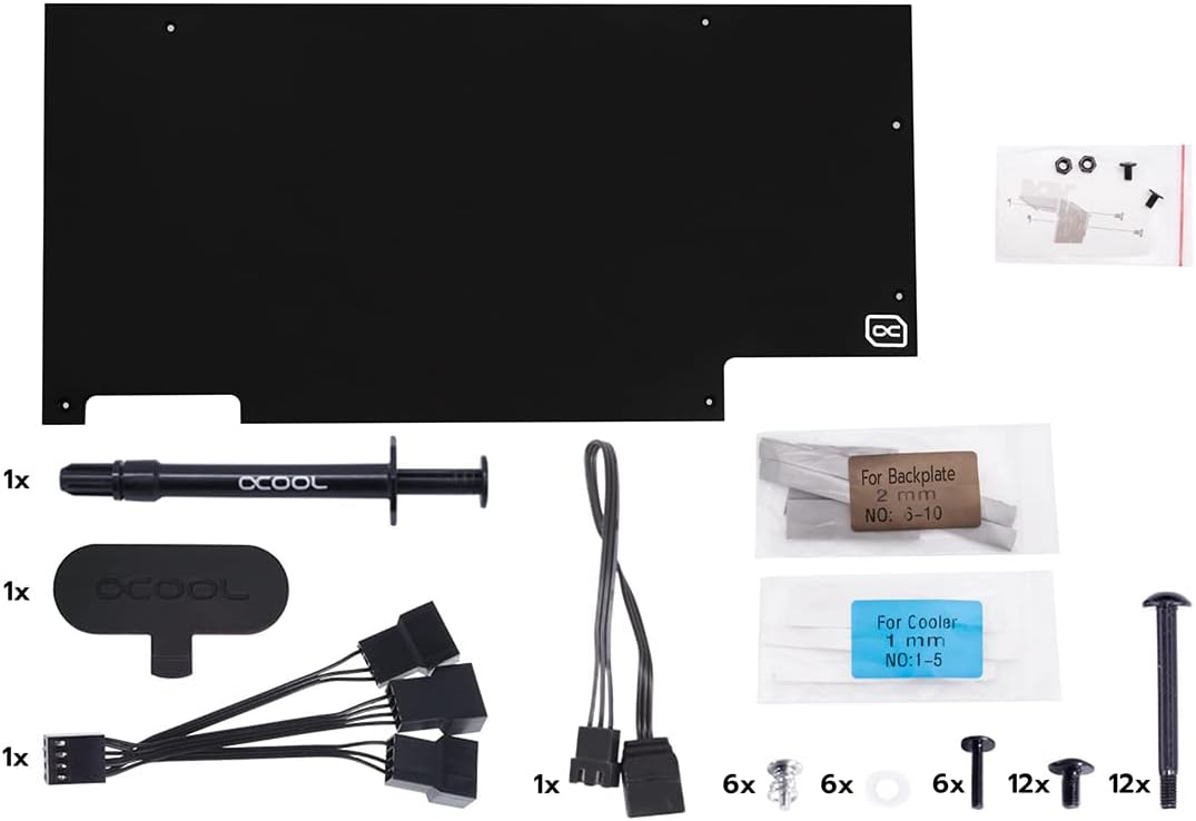 Alphacool Eiswolf 2 AIO GPU Cooler RTX 3080/3090 ROG Strix with GPU Backplate, 360mm Radiator, Digital RGB