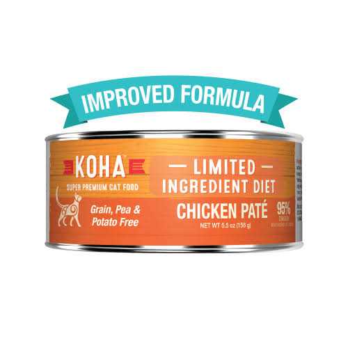 KOHA Grain &amp; Potato Free Limited Ingredient Diet Chicken Pate Canned Cat Food - Pet Supplies online store