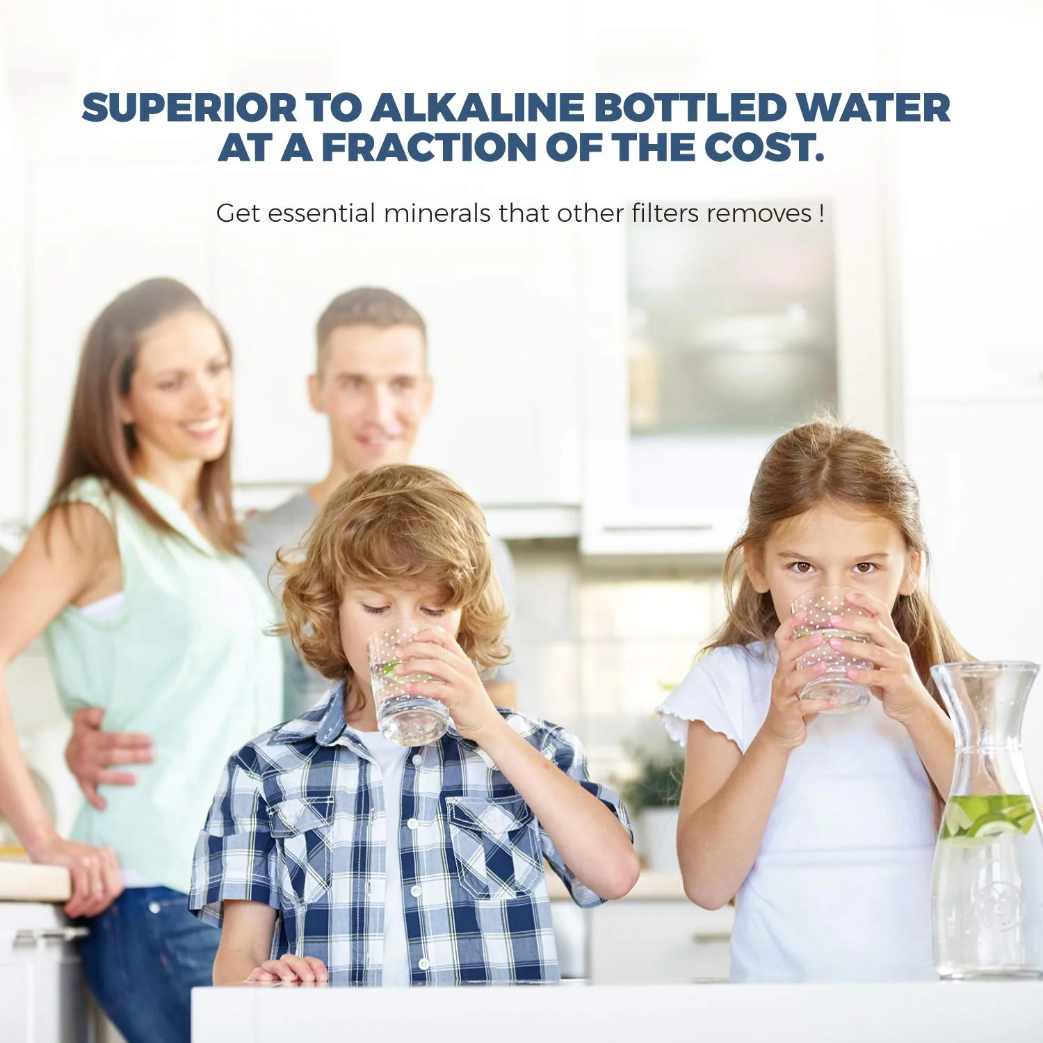 Premier Home ALKALINE Reverse Osmosis Water Filtration CORE RO System 50 GPD Made in the U.S.A