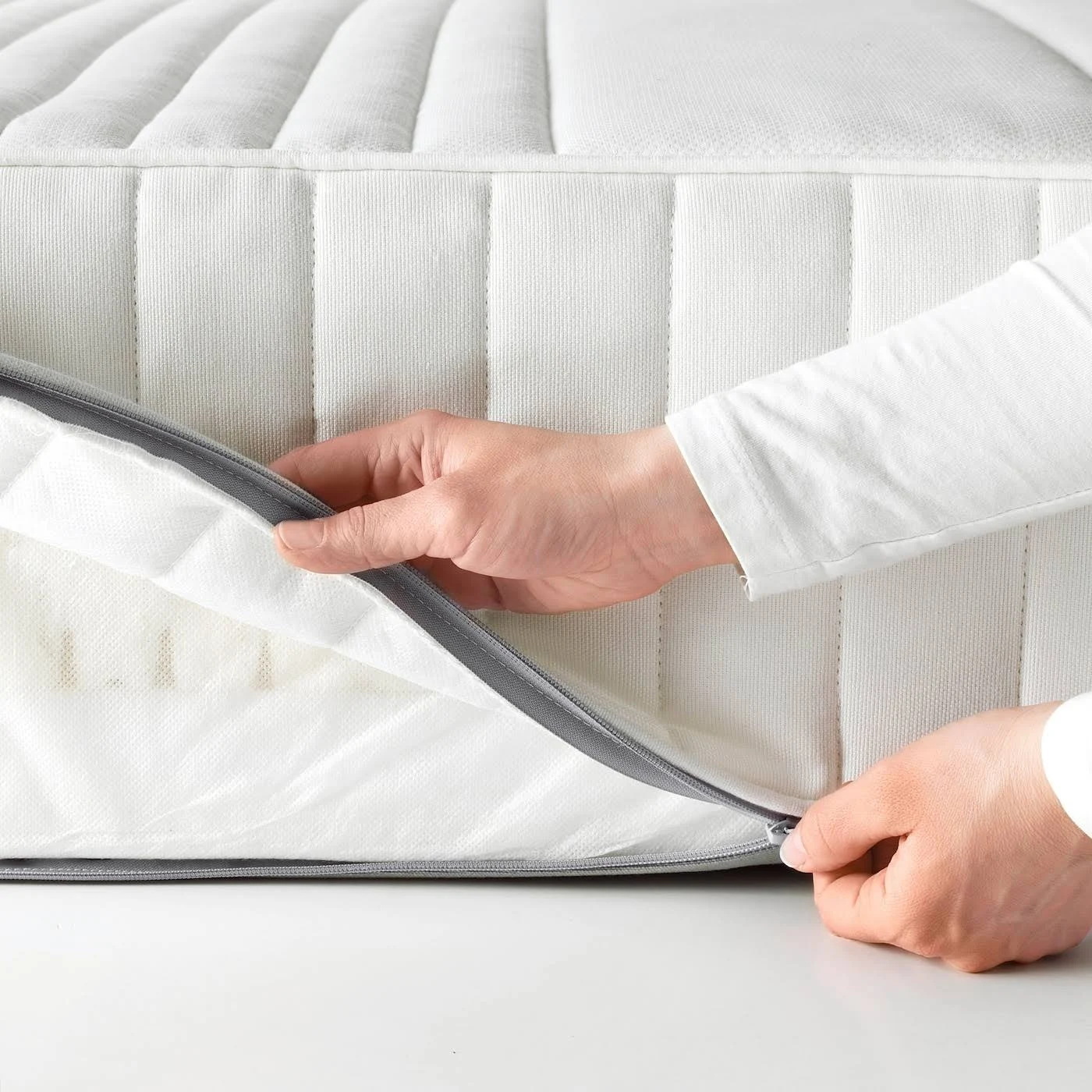 IKEA - MYRBACKA Foam Mattress, plush/white, King