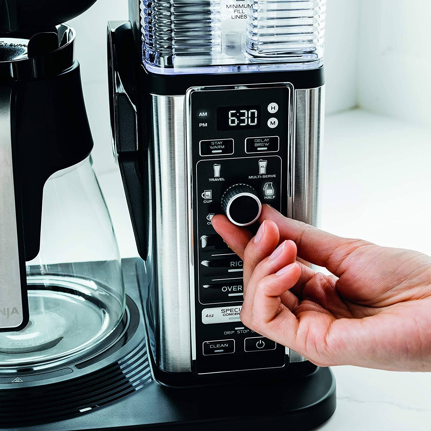 Ninja Specialty Coffee Maker With Glass Carafe