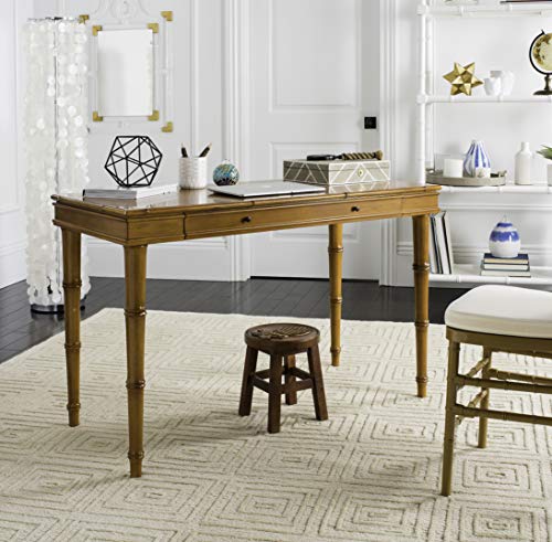 Safavieh Home Office Noely Modern Coastal White 1-drawer Writing Desk