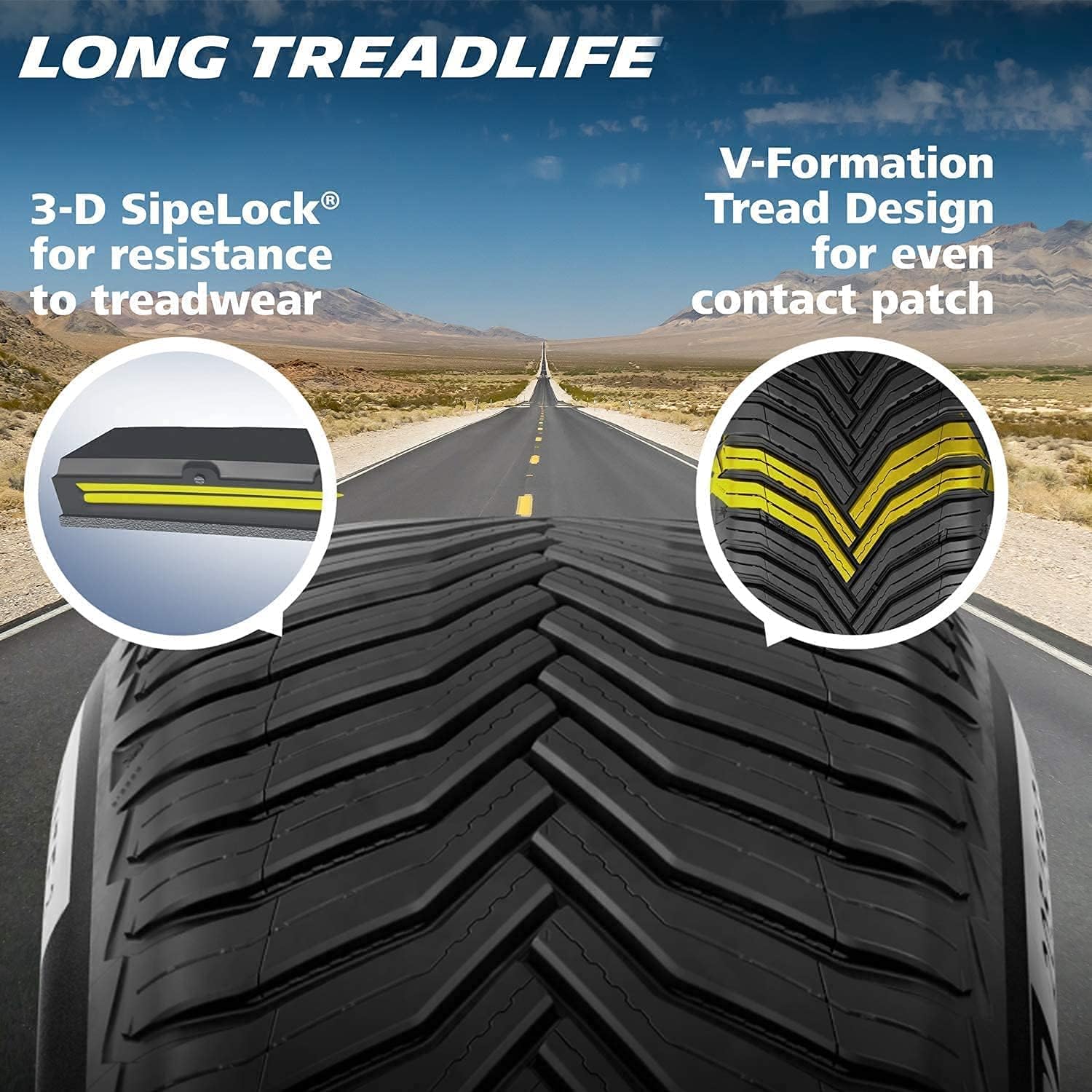 MICHELIN CrossClimate2 All-Season Radial Car Tire for Grand Touring, 205/55R16 91H