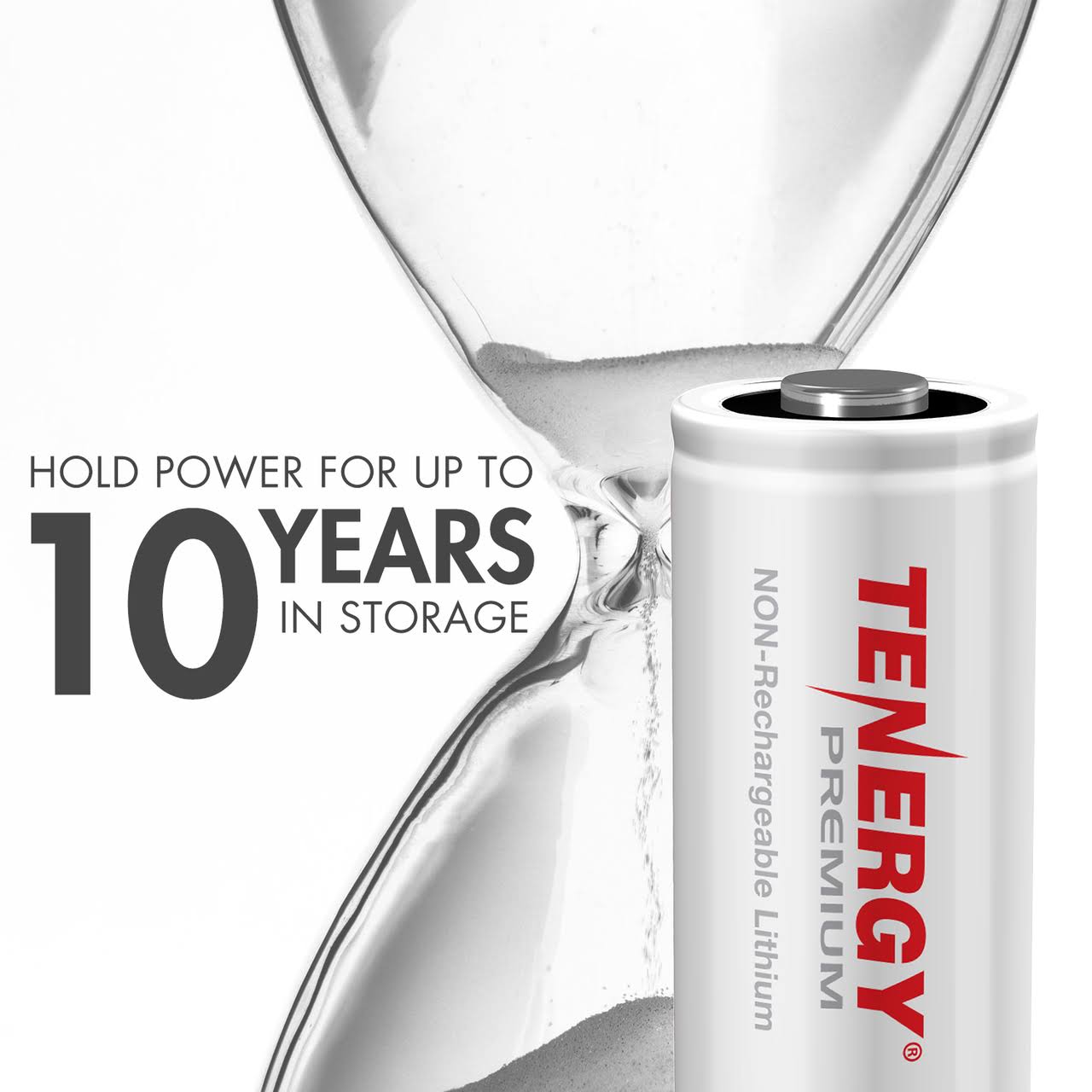 Tenergy Premium CR123A 3V Lithium Battery, [UL Certified] 1600mAh Photo Lithium Batteries, Security Cameras, Smart Sensors, Spec